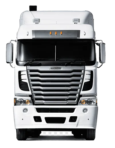 Front view of an Ahsan Warraich Transport heavy-haul truck